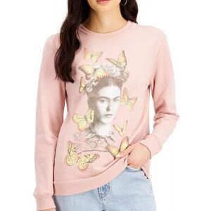 Love Tribe Juniors' Frida Graphic Print Sweatshirt